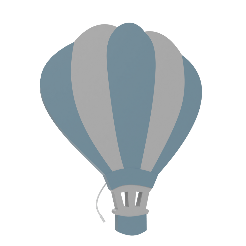 luminaire murale chambre bébé air ballon bleu